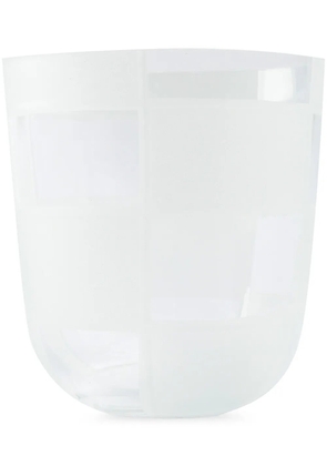 Carlo Moretti small grid pattern glass - White