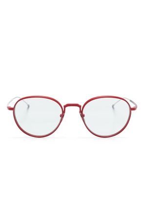 Thom Browne Eyewear round-frame glasses - White