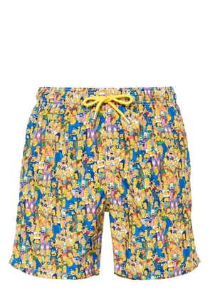 MC2 Saint Barth Lighting Micro Fantasy swim shorts - Yellow