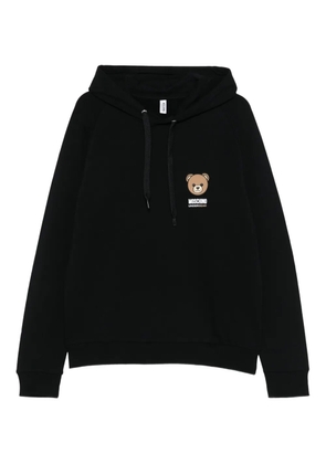 Moschino logo-print hoodie - Black