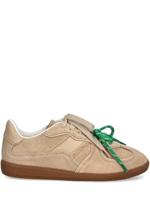 Nokwol August suede panelled sneakers - Neutrals
