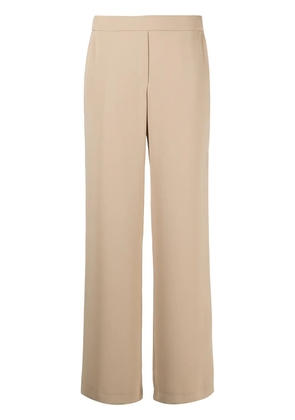 P.A.R.O.S.H. elasticated-waist straight-leg trousers - Neutrals