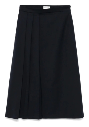 P.A.R.O.S.H. pleat-detail midi skirt - Blue