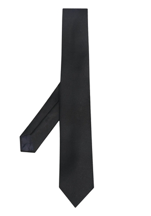 Tagliatore classic plain tie - Black