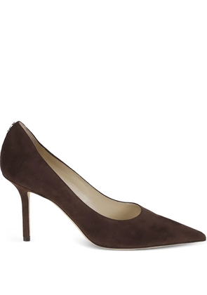 Jimmy Choo pointed fabric court shoes - Brown