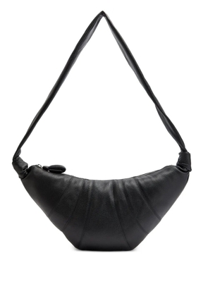 LEMAIRE Medium Croissant knotted shoulder bag - Black