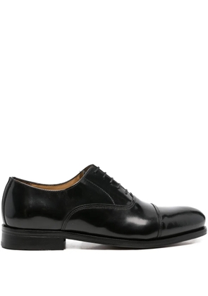 SAXONE OF SCOTLAND leather Oxford shoes - Black
