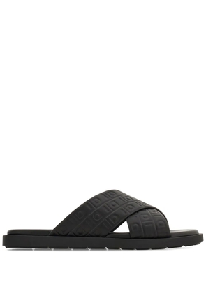 Ferragamo Monogram slides - Black