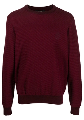 Billionaire round-neck knit jumper - Red
