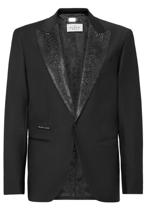 Philipp Plein rhinestone-embellished blazer - Black