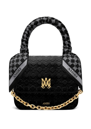 AMIRI micro Ma Quad embossed tote bag - Black