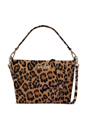 MC2 Saint Barth Aline Shoulder leopard print shoulder bag - Brown