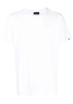 Billionaire embroidered-motif short-sleeve T-shirt - White
