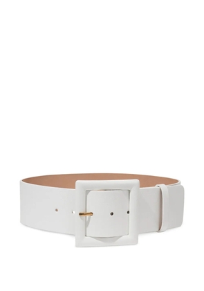 Carolina Herrera leather belt - White