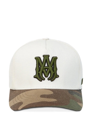 AMIRI MA Outline camouflage canvas cap - White