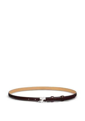 Courrèges AC-buckle leather belt - Red