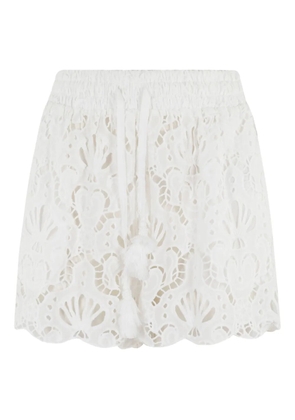FARM Rio laced shorts - White