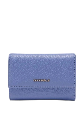 Coccinelle metallic-logo wallet - Blue