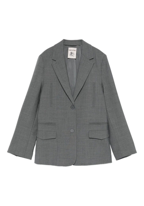 Semicouture Isabella button-fastening blazer - Grey