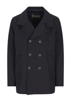 Herno double-breasted coat - Blue