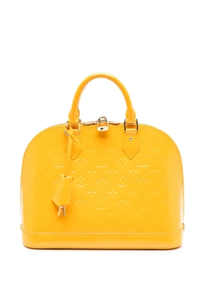 Louis Vuitton Pre-Owned 2012 Monogram Vernis Alma PM handbag - Yellow