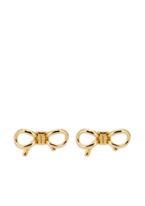 Ferragamo bow-stud earrings - Gold