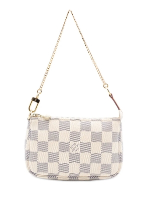 Louis Vuitton Pre-Owned 2020 Damier Azur Mini Pochette Accessoires handbag - White