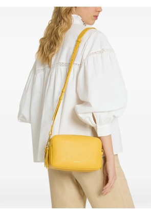 Coccinelle Malory leather crossbody bag - Yellow