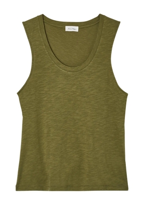 American Vintage U-neck tank top - Green