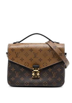 Louis Vuitton Pre-Owned 2018 Monogram Reverse Pochette Metis satchel - Brown
