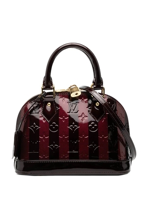 Louis Vuitton Pre-Owned 2011 Monogram Rayures Vernis Alma BB satchel - Purple