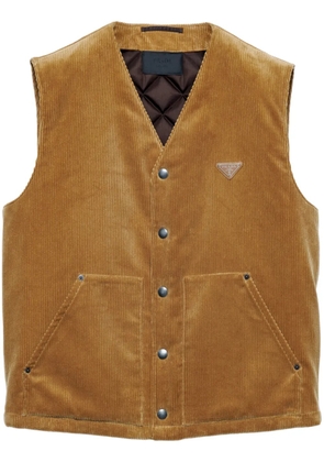 Prada corduroy vest - Yellow