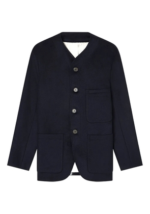 Emporio Armani Buttoned patch-pocket jacket - Blue