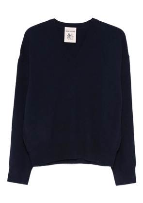 Semicouture V-neck sweater - Blue