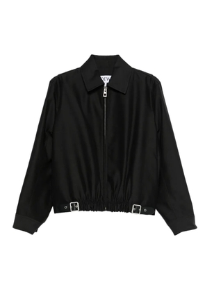 LOEWE buckle zip-fastening jacket - Black