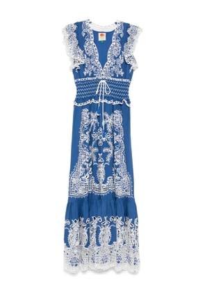 FARM Rio Richelieu maxi dress - Blue