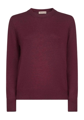 Blanca Vita ribbed crew-neck sweater - Red