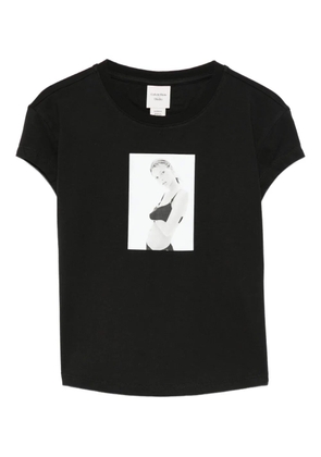 Calvin Klein graphic-print T-shirt - Black