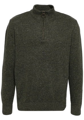 Barbour long-sleeved half-zip jumper - Green