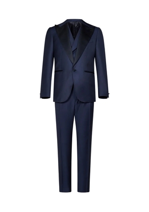 FRANZESE COLLECTION Stefano de Martino single-breasted suit (set of three) - Blue
