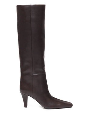 Saint Laurent 75mm Jill boots - Brown