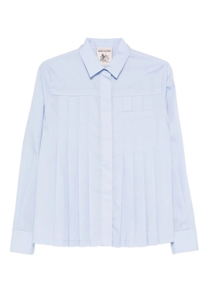 Semicouture pleated top - Blue
