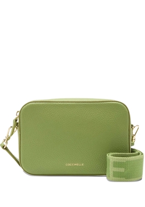 Coccinelle textured tebe shoulder bag - Green