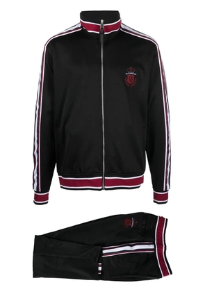 Billionaire logo-patch side-stripe tracksuit - Black