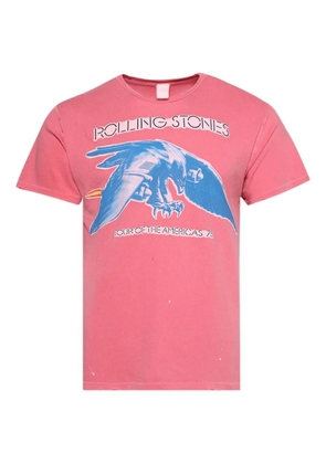 MadeWorn rolling stones eagle graphic T-shirt - Pink