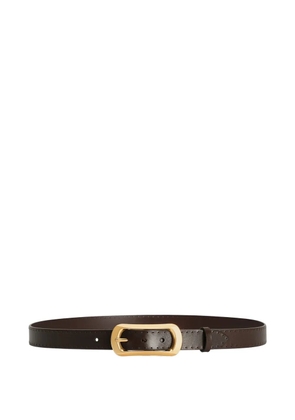 Dolce & Gabbana perforated buckle belt - Brown