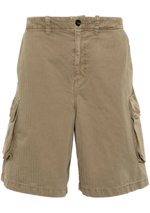 OUR LEGACY Mount cotton cargo shorts - Green