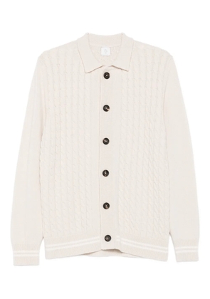 Eleventy cable-knit cardigan - Neutrals
