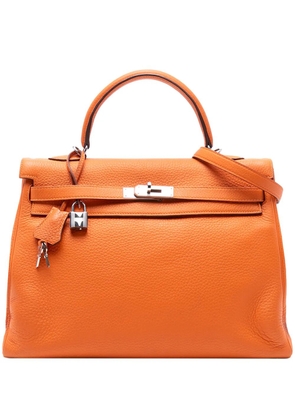 Hermès Pre-Owned 2011 Togo Kelly II Retourne 35 satchel - Orange