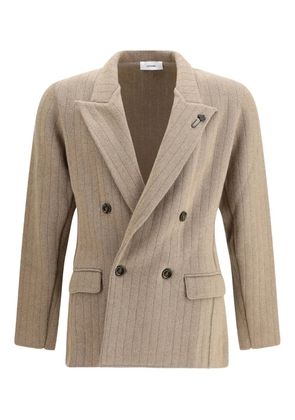 Lardini double-breasted blazer - Neutrals